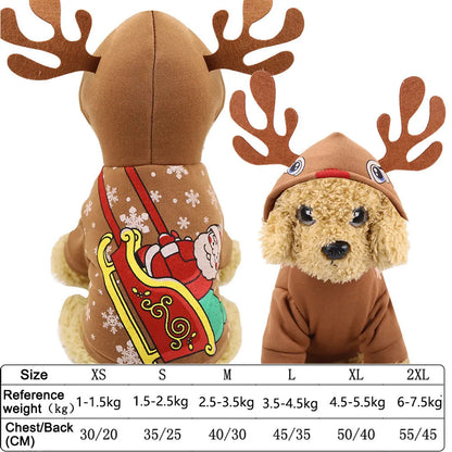Cartoon Dog Clothes Halloween Costumes Dogs Small, Medium and Big Dog Christmas Pet Clothes Funny Autumn and Winter Clothes
