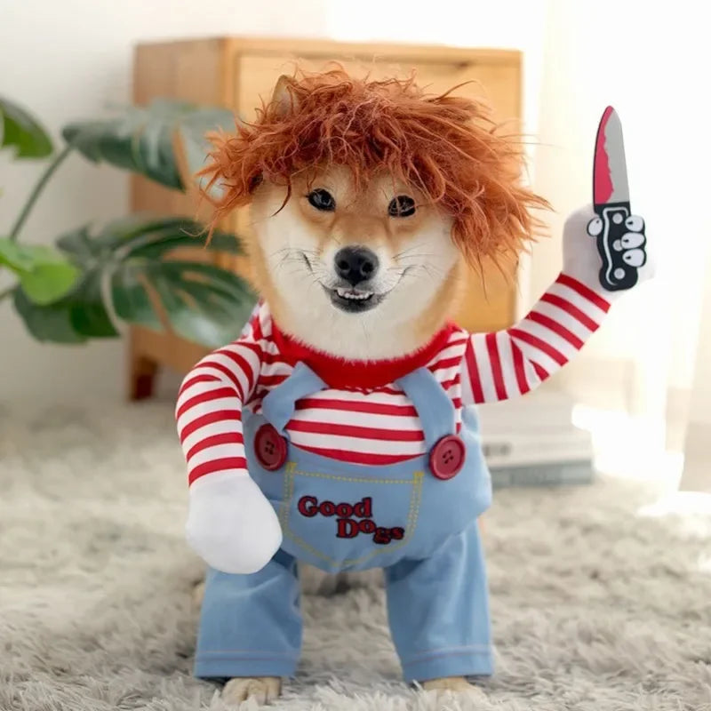 Funny Pet Dog Clothes Dog Cosplay for Dogs Halloween Dog Costumes Christmas Dog Accessories Festival Party Outfit Pet Dog Dress