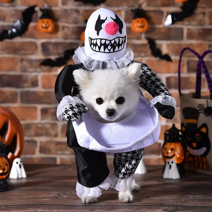 Creative Puppy Halloween Coat Funny Polyester Halloween Pet Clothes Dog Cosplay Pet Costume Dog Cosplay Costume Small Dog Wear