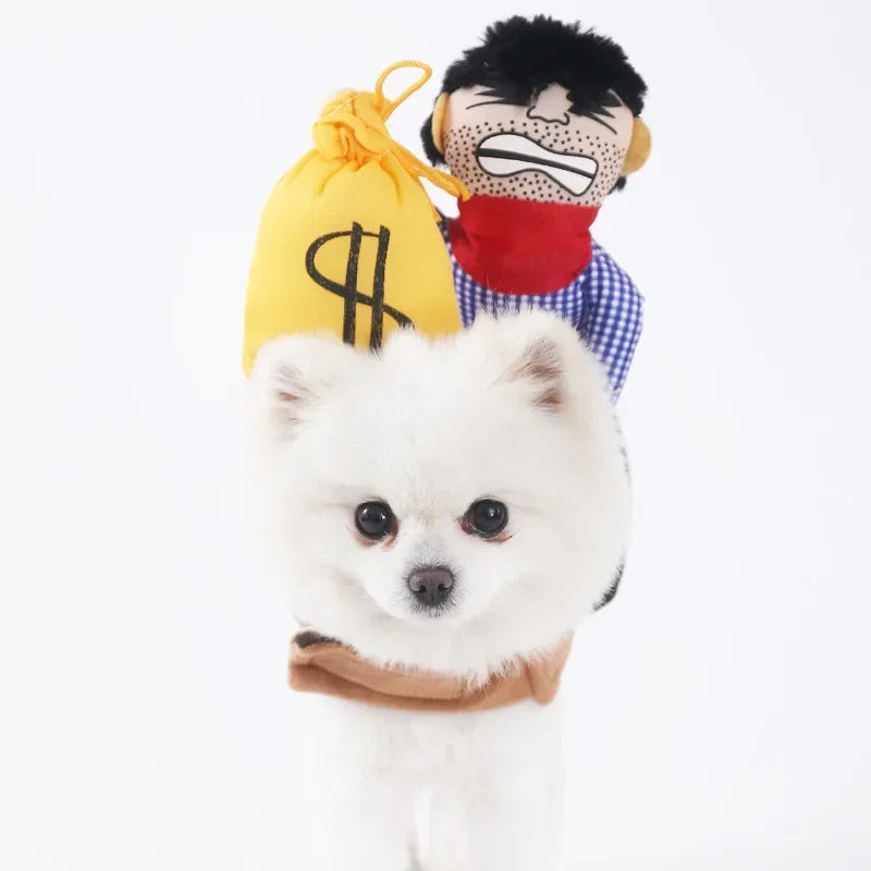 Halloween Funny Dog Clothes for Small Medium Dogs Cats Party Dressed Up Cosplay Costumes Bulldog French Chihuahua Pet Outfits