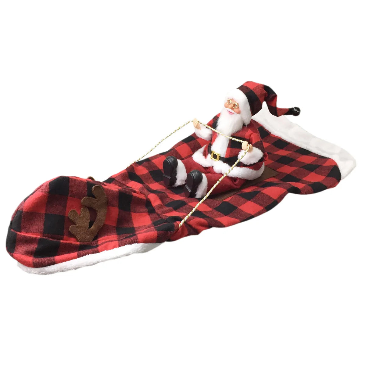 Christmas Pet Clothes Santa Sitting on Back Winter Dog Costume Cosplay Outfit for Small Medium Large Dogs Cats Party Dressing up