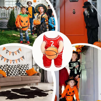 Dog Basketball Player Costume Funny Sports Cosplay Clothes Breathable Puppy Holding Basketball Clothing With Ball Halloween