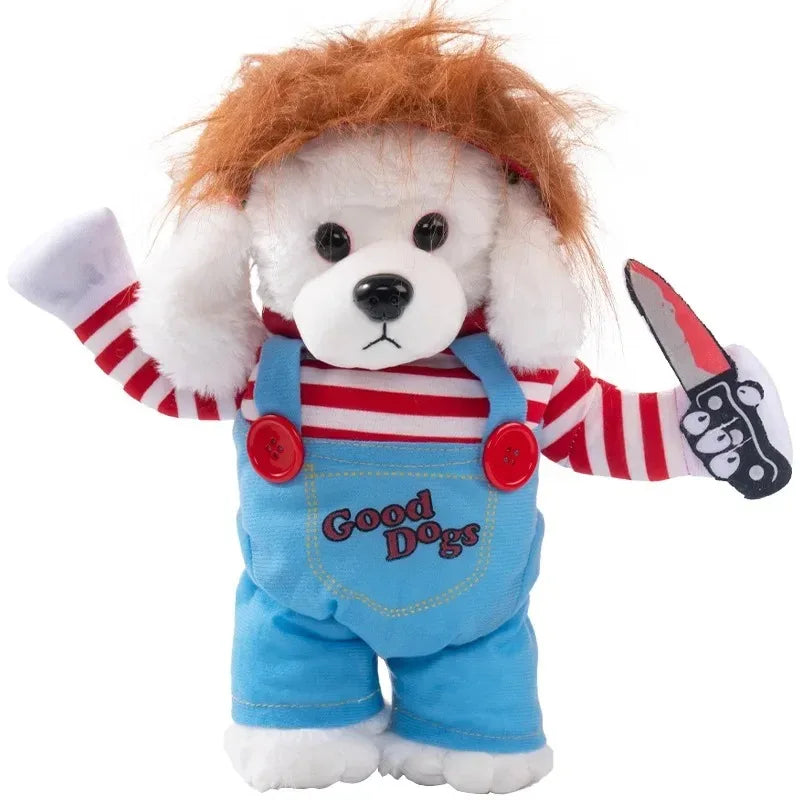 Funny Pet Halloween Dog Clothes Costume Small Dog Jacket Creative Outfit for Teddy Cats  Costume Dog Clothes for Small Dogs