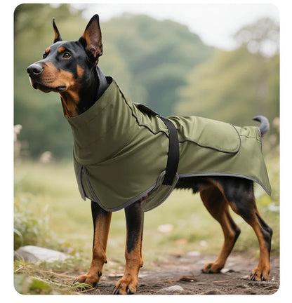 Dog Clothes Outdoor jacket Outfit Waterproof Rainproof Clothing Coat Pet Outdoor Rain Dual Use Cloth Large Dog Pet Wind Clothes