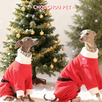 Christmas pet dog clothes suitable for Italian Greyhound Whippet sighthounds as New Year's gifts