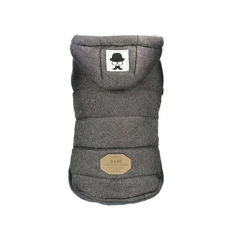 Dog Winter Warm Jacket for Small Dogs Clothes Puppy Fleece Two-legged Coat Pet Hoodie Chihuahua French Bulldog Yorkies Costumes