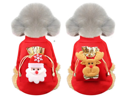 Cartoon Dog Clothes Halloween Costumes Dogs Small, Medium and Big Dog Christmas Pet Clothes Funny Autumn and Winter Clothes