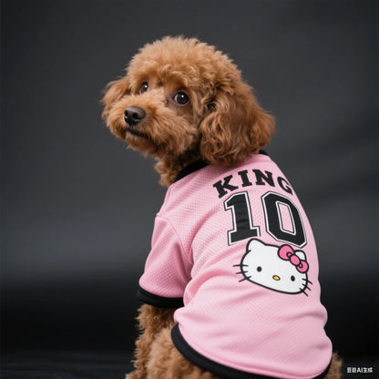 Pet Clothes For Dogs Pet Supplies Breathable Cool Comfortable Soccer Jerseys Small-sized Dog Breeds Cool And Stylish