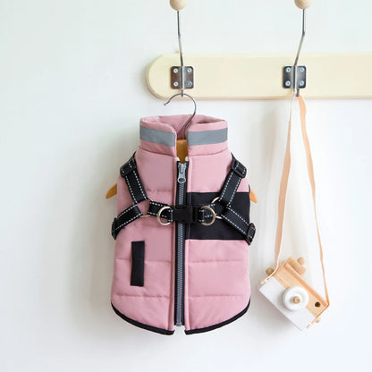 Warm Winter Dog Clothes for Small Medium Dogs Puppy Outfit Windproof Jacket Chihuahua French Bulldog Yorkies Vest