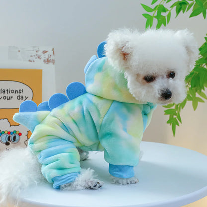 Pet Dog Clothes Cosplay Dog Cat Warm Dinosaur Clothes Puppy Coat Puppy Pet Clothes Big Dog Hoodie pet costume jacket