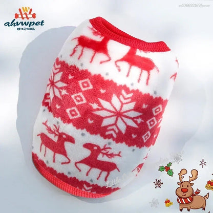 Cute Dog Clothes Winter Vest For Small Dogs Cats Warm Pets Sweater Soft Flannel Puppy Puffer Jacket Dog Accessories Supplies Xxs