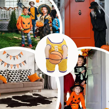 Dog Basketball Player Costume Funny Sports Cosplay Clothes Breathable Puppy Holding Basketball Clothing With Ball Halloween