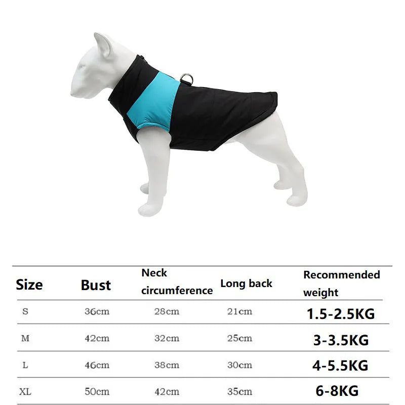 Pet Clothing Coat for Dog Jackets for Small Dogs Luxury Clothes Clothes Puppy Winter Vest Winter Jacket for Dogs