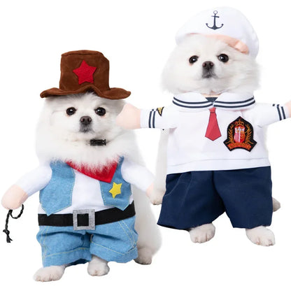 Funny Pet Halloween Dog Clothes Costume Small Dog Jacket Creative Outfit for Teddy Cats  Costume Dog Clothes for Small Dogs