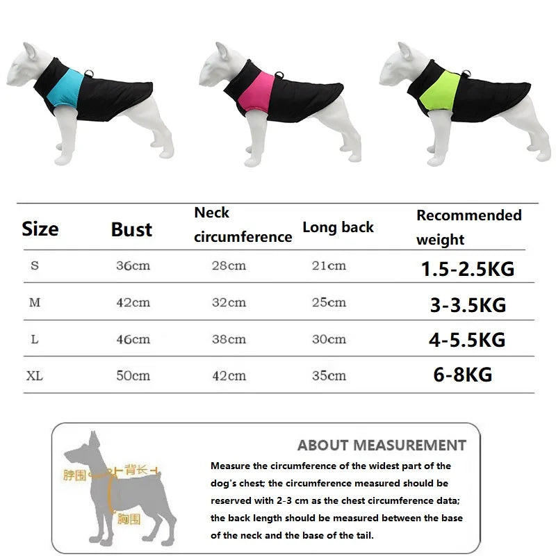 Pet Clothing Coat for Dog Jackets for Small Dogs Luxury Clothes Clothes Puppy Winter Vest Winter Jacket for Dogs