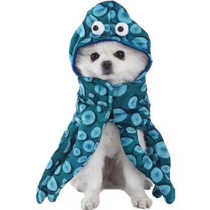 Funny Pet Halloween Dog Clothes Costume Small Dog Jacket Creative Outfit for Teddy Cats  Costume Dog Clothes for Small Dogs