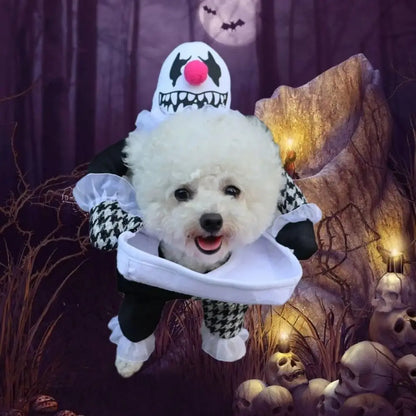 Creative Puppy Halloween Coat Polyester Pet Costume Halloween Pet Clothes Funny Dog Cosplay Dog Cosplay Costume