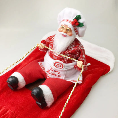 Christmas Pet Clothes Santa Sitting on Back Winter Dog Costume Cosplay Outfit for Small Medium Large Dogs Cats Party Dressing up