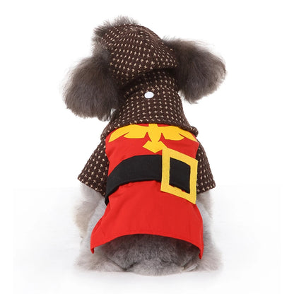 Funny Halloween Dog Costume Clothes for Small Dog Clothing Pet Dress Up Outfit Cosplay Christmas Party Carnival Hallowen Perro