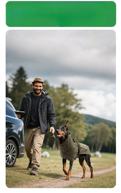 Dog Clothes Outdoor jacket Outfit Waterproof Rainproof Clothing Coat Pet Outdoor Rain Dual Use Cloth Large Dog Pet Wind Clothes