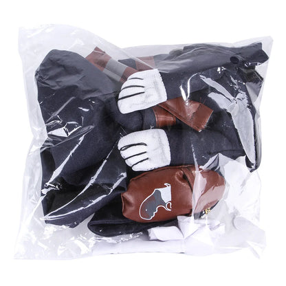 Dog fancy dress Horseback Riding Cosplay Costume Halloween Funny New Year's Dog Suit Soft Breathable Clothes Dogs Accessories