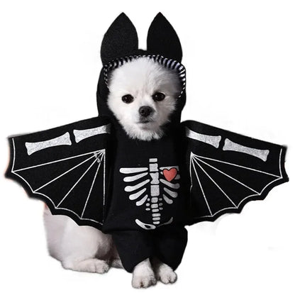 Funny Pet Halloween Dog Clothes Costume Small Dog Jacket Creative Outfit for Teddy Cats  Costume Dog Clothes for Small Dogs