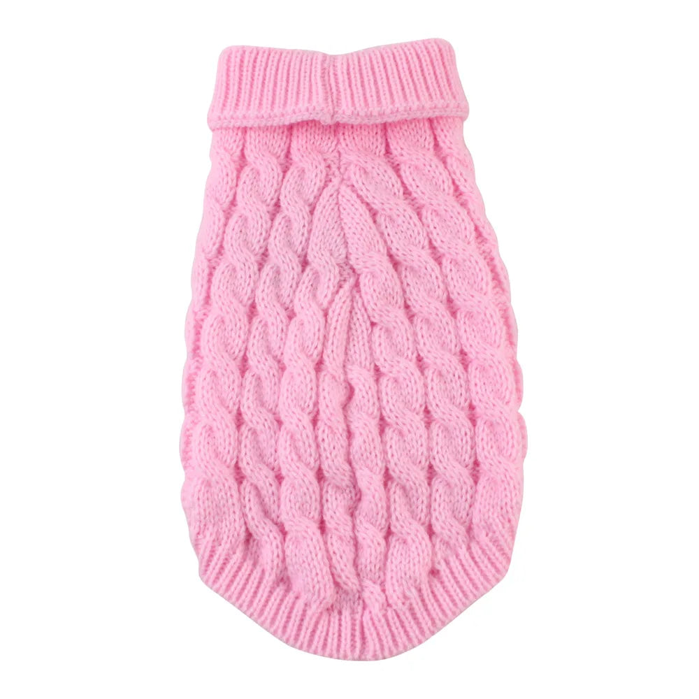 Dog Winter Clothes Knitted Pet Clothes For Small Medium Dogs Chihuahua Puppy Pet Sweater Yorkshire Pure Dog Sweater 강아지 옷
