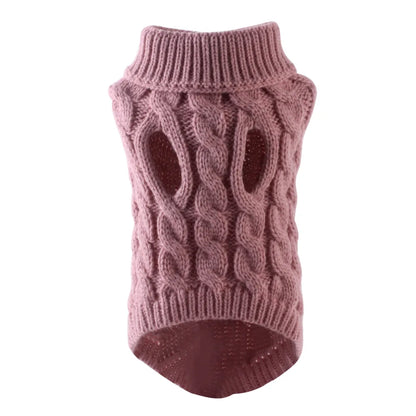 Dog Winter Clothes Knitted Pet Clothes For Small Medium Dogs Chihuahua Puppy Pet Sweater Yorkshire Pure Dog Sweater 강아지 옷