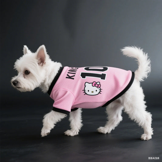 Pet Clothes For Dogs Pet Supplies Breathable Cool Comfortable Soccer Jerseys Small-sized Dog Breeds Cool And Stylish