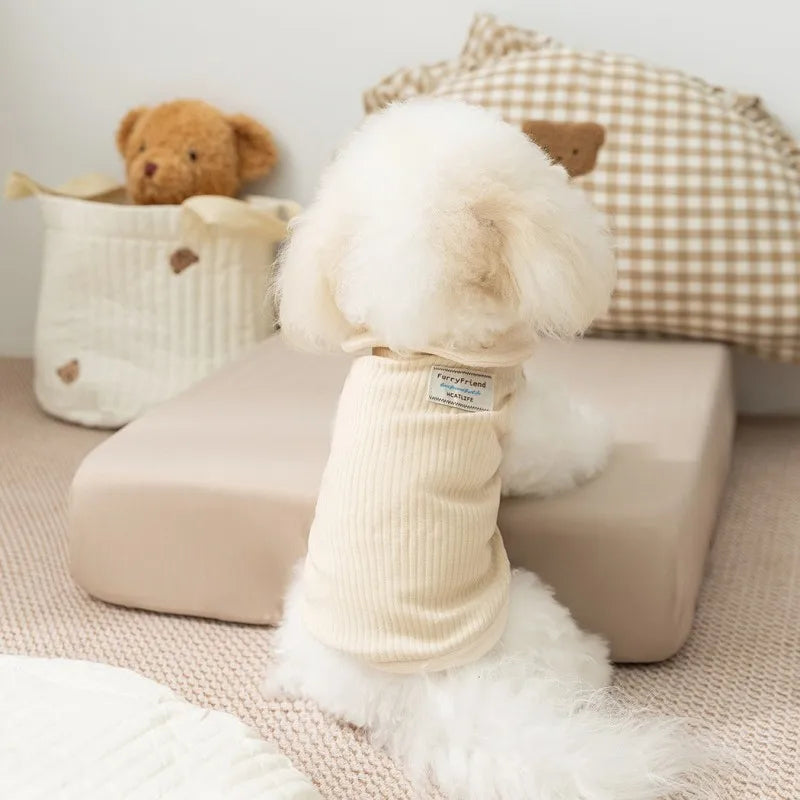 Dog Clothes 2025 Cute Bear Puppy Hoodies Autumn Winter Warm Coat Polo Shirts Cat Clothing Chihuhua Bichon Apparels Dog Pullover